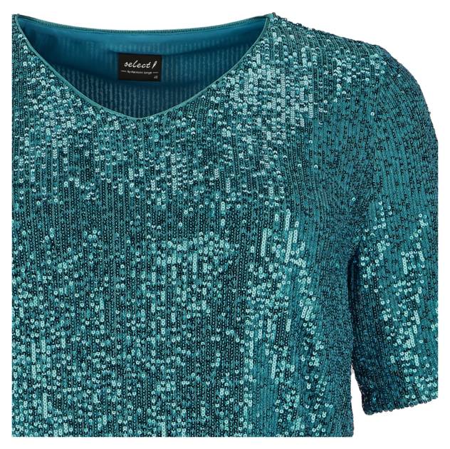 HERMANN LANGE Paillettenshirt Flash Sale
