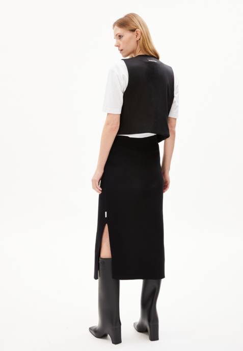 ARMEDANGELS Slim Fit Strickrock "Maalin" Black Friday Preise