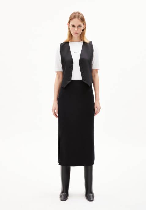 ARMEDANGELS Slim Fit Strickrock "Maalin" Black Friday Preise