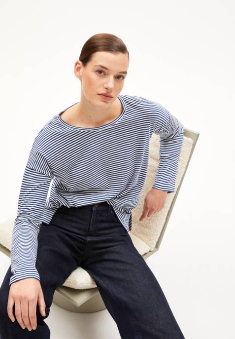ARMEDANGELS Oversized Longsleeve "Xianaa Lovely Stripes" Rabatte dieses Monats