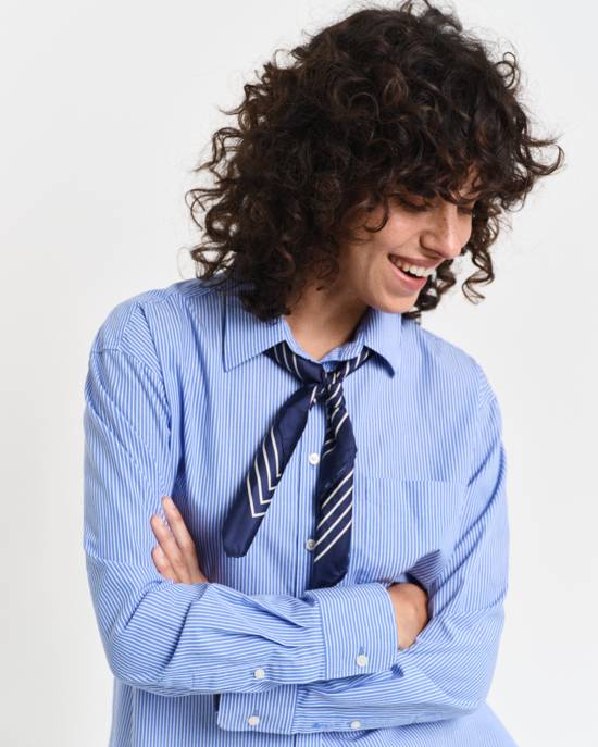 GANT REL STRIPED POPLIN SHIRT Limitierter Zeitrabatt