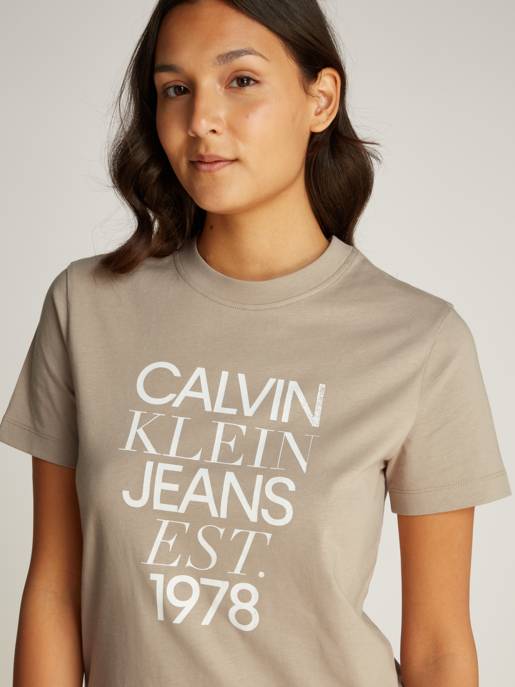 CALVIN KLEIN JEANS MIXED LOGO REGULAR TEE Fabrikpreis