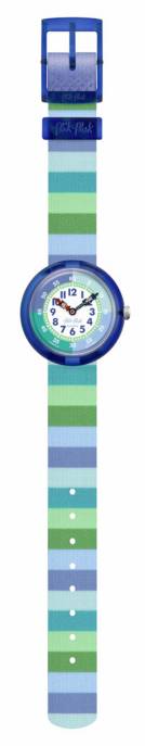 Flik Flak Uhr "Stripy Green" im Angebot