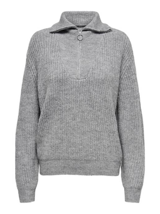 ONLY ONLBAKER L/S ZIP PULLOVER KNT NOOS Kauf eins, bekomm eins gratis