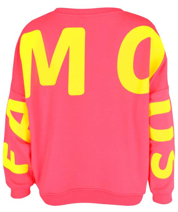 miss goodlife Sweatshirt "Famous Heartface Strass" Super Sparpreis