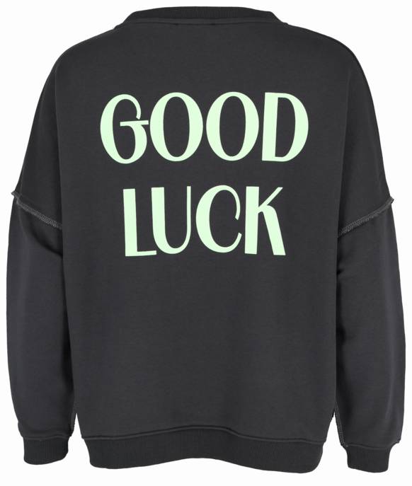 miss goodlife Sweatshirt "Good Karma Good Luck" Neueste Stile