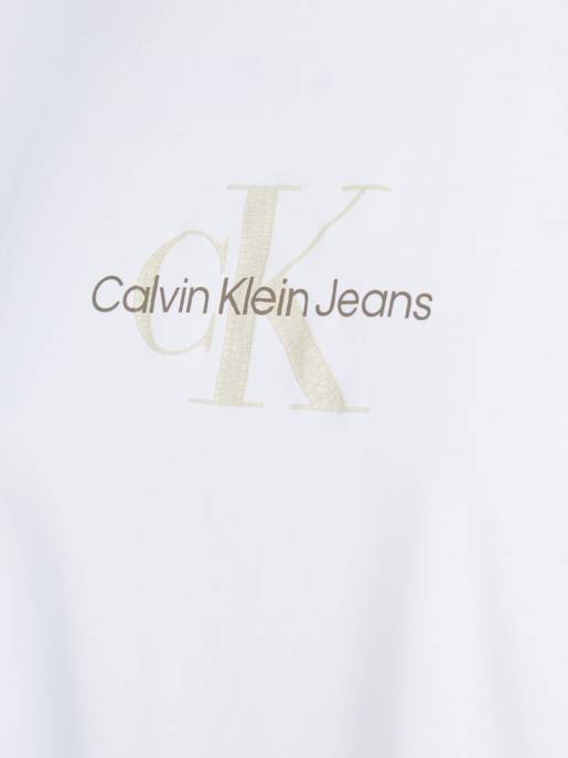 CALVIN KLEIN JEANS TEXTURED MONOLOGO BOYFRIEND TEE Zeitbegrenzte Promotion