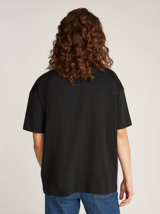 CALVIN KLEIN JEANS TEXTURED MONOLOGO BOYFRIEND TEE Bis zu 50% Rabatt