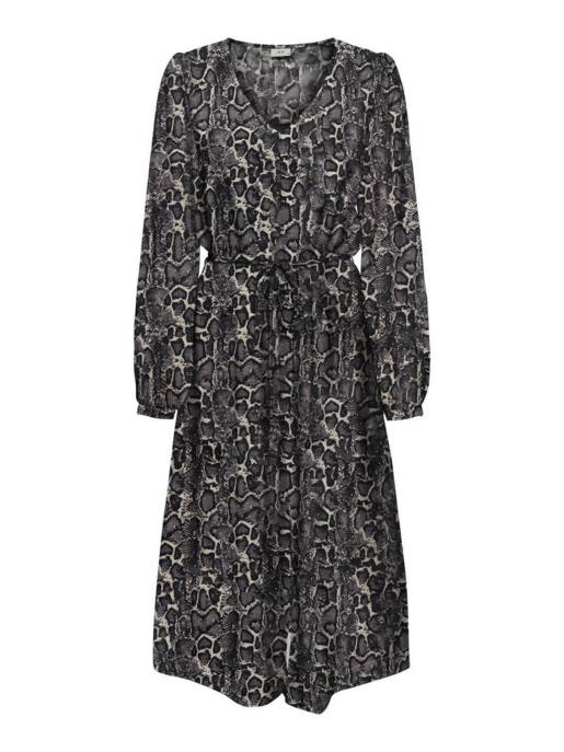 JDY JDYCAROLINE L/S MIDI SLIT DRESS WVN Riesige Rabatte