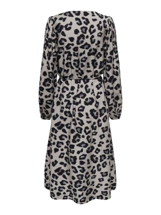 JDY JDYCAROLINE L/S MIDI SLIT DRESS WVN 50% Rabatt mit kostenlosem Versand