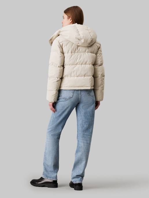 CALVIN KLEIN JEANS MATTE MONOLOGO ND SHORT PUFFER Begrenzt auf 3 Tage