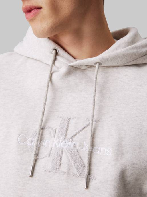 CALVIN KLEIN JEANS CHENILLE MONOLOGO HOODIE Bis zu 65% Rabatt