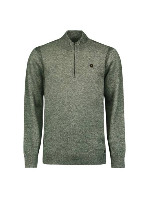 No Excess Pullover Half Zip 2 Coloured Melange Nur noch ein Tag übrig
