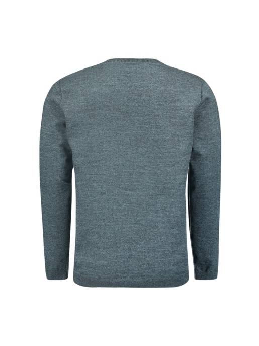 No Excess Pullover Crewneck 2 Coloured Melange Super Rabatt