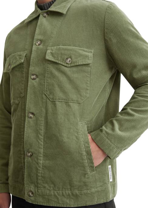 Marc O'Polo Overshirt with bowling collar 50% Rabatt für begrenzte Zeit