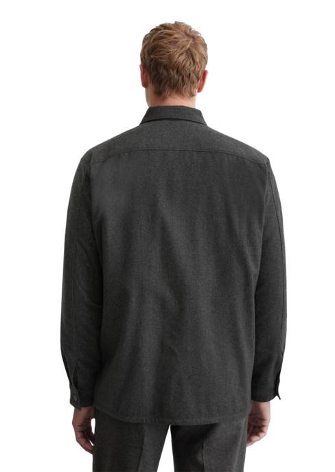 Marc O'Polo Overshirt with bowling collar Begrenztes Angebot