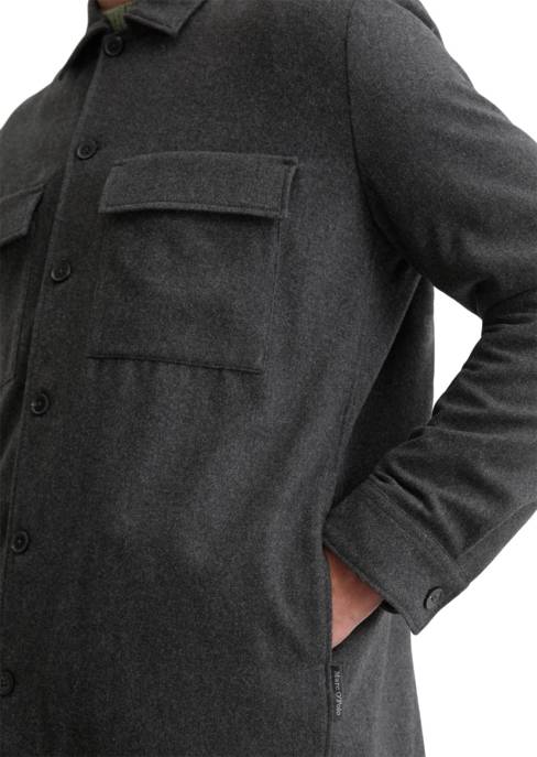 Marc O'Polo Overshirt with bowling collar Begrenztes Angebot