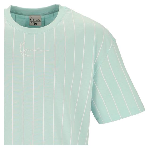 Karl Kani Small Signature Essential Pinstripe Tee Lagerräumung