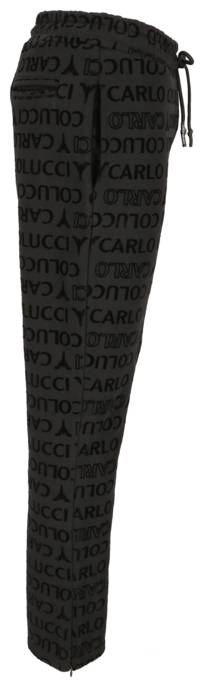 Carlo Colucci Jogginghose mit Logoprint Tiefpreis