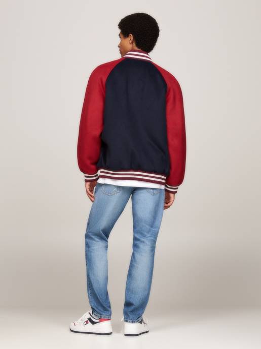 TOMMY JEANS TJM WOOL BLEND CREST BOMBER Kostenlose Rückgabe