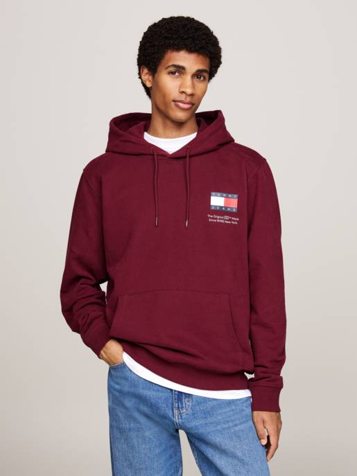 TOMMY JEANS TJM REG ESSENTIAL FLAG HOOD EXT Letzter Tag