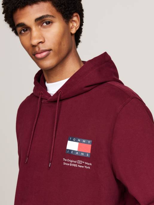 TOMMY JEANS TJM REG ESSENTIAL FLAG HOOD EXT Letzter Tag