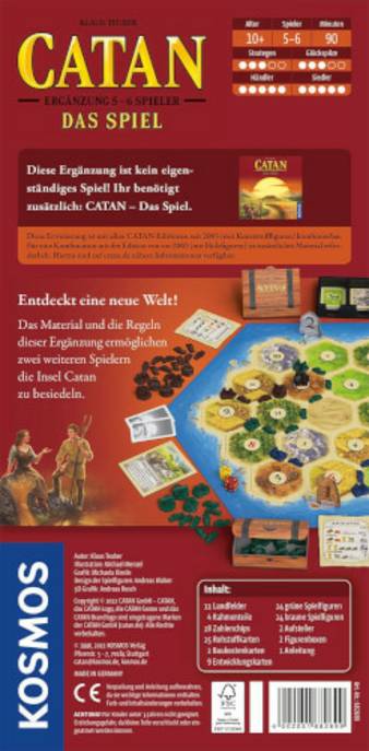 Kosmos Catan - Ergänzung 5/6 Nur für heute