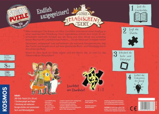 Kosmos Schule der magischen Tiere - Story Puzzle: Endlich ausgegeistert! Sonderangebot der Fabrik