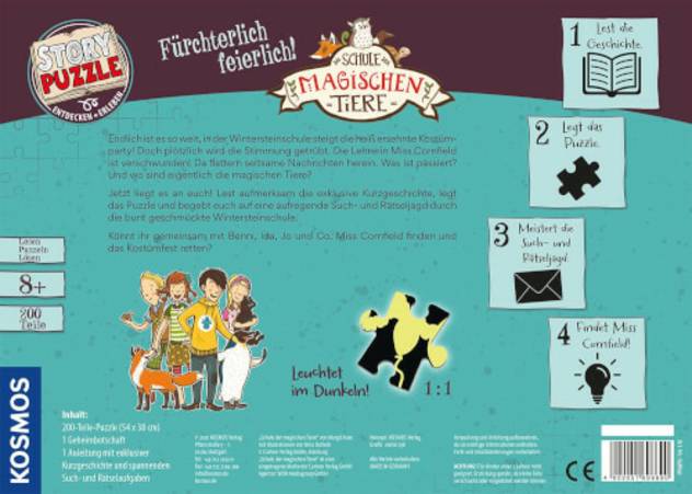 Kosmos Schule der magischen Tiere - Story Puzzle: Fürchterlich feierlich! Vierteljährliche Förderung