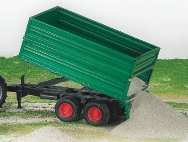 BRUDER 02010 Tandemachs-Transportanhänger, ab 36 Monaten zollfrei