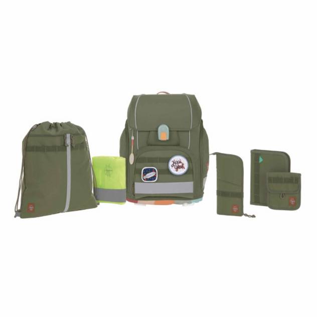 LÄSSIG School Set Boxy Unique olive Clearance-Verkauf