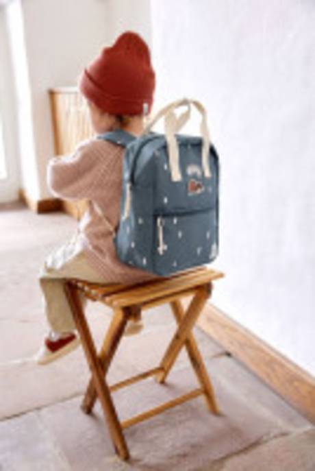 LÄSSIG Mini Square Backpack Happy Prints midnight Günstig kaufen