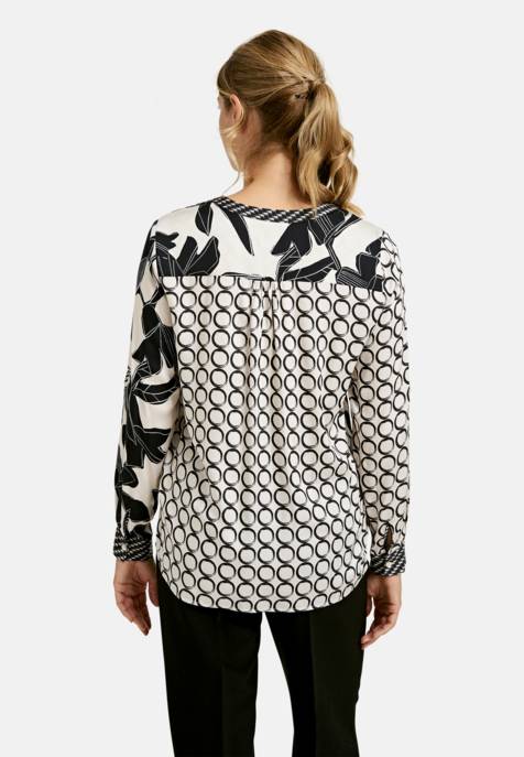 MILANO ITALY BLOUSE W ROUNDNECK AE PLACKET Clearance-Verkauf
