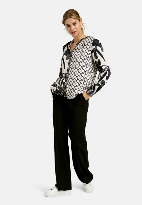 MILANO ITALY BLOUSE W ROUNDNECK AE PLACKET Clearance-Verkauf