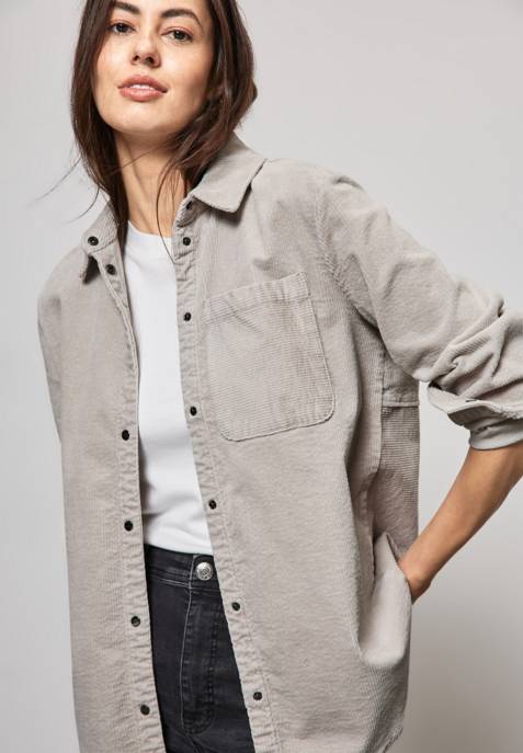 Street One corduroy overshirt Preisnachlass