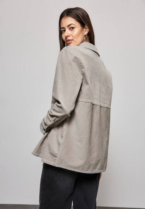 Street One corduroy overshirt Preisnachlass