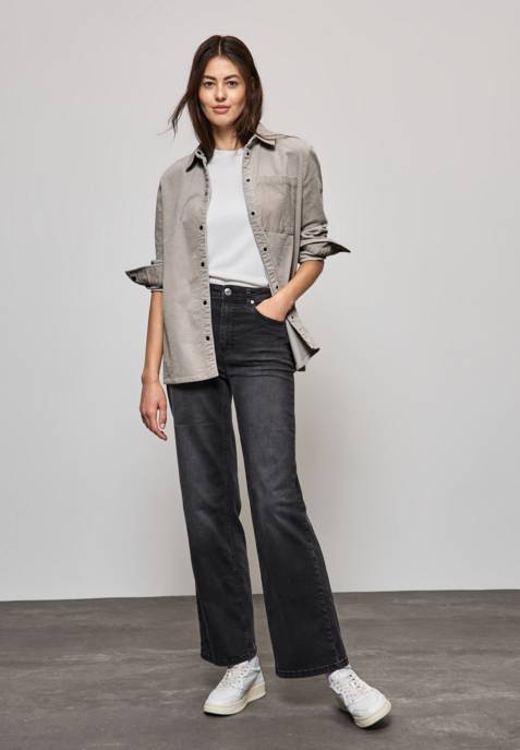Street One corduroy overshirt Preisnachlass