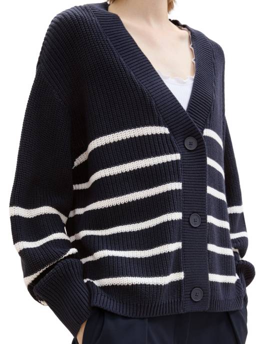 DENIM Tom Tailor v-neck cardigan Heißer Verkauf