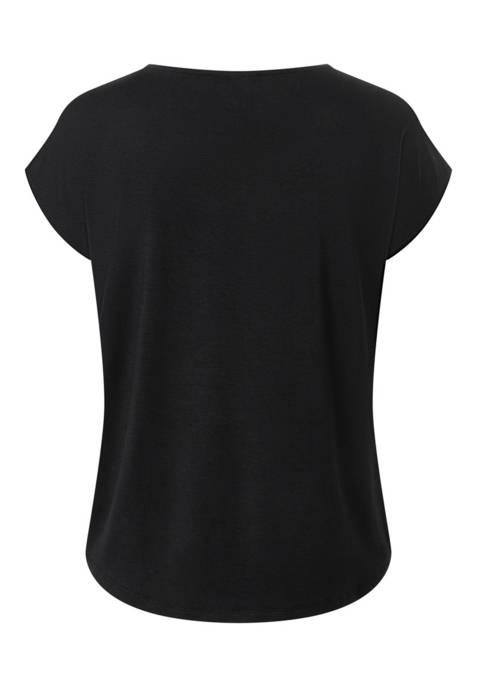 More & More Shirt mit Satinfront Neuheiten