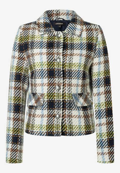 More & More Multicolour Check Jacket Letzte 3 Tage