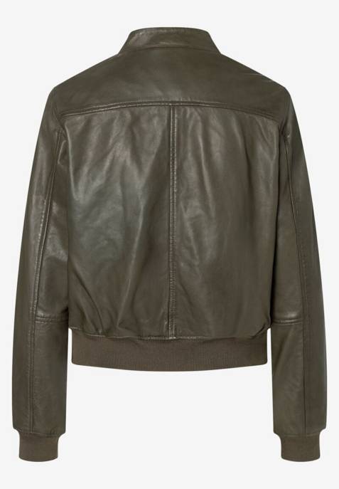 More & More Two-Tone Lamb Nappa Blouson Rabatt
