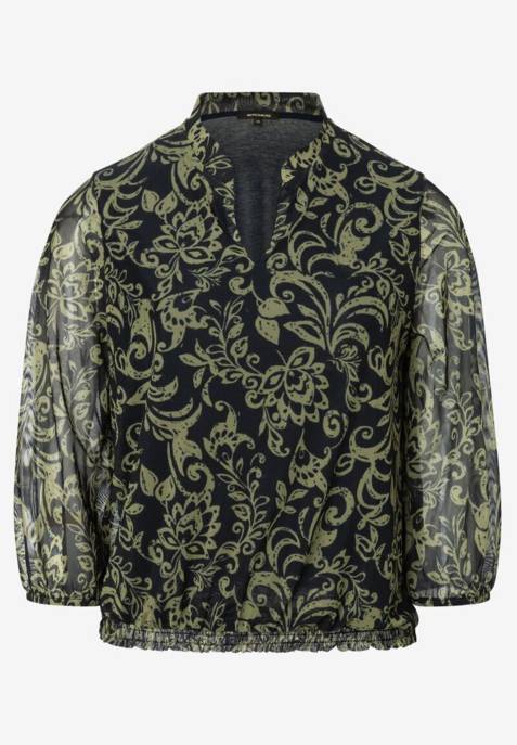 More & More Printed Mesh Shirt Tägliche Deals