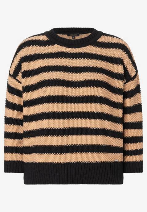 More & More Striped Pullover with U-Neck Letzte 3 Tage