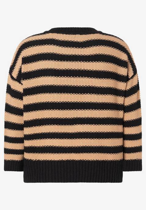 More & More Striped Pullover with U-Neck Letzte 3 Tage