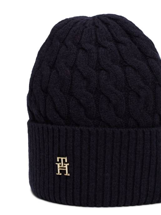 Tommy Hilfiger Kabelstrick Beanie Speichern exportieren