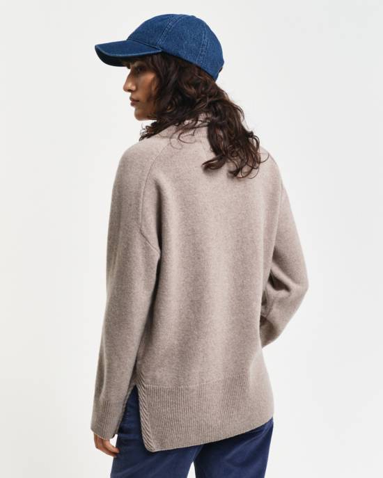 GANT HERRINGBONE DETAIL ROLLNECK Bestseller