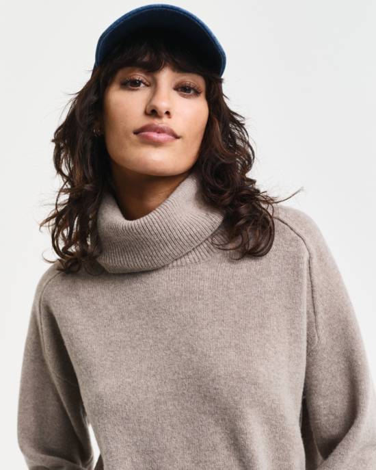GANT HERRINGBONE DETAIL ROLLNECK Bestseller