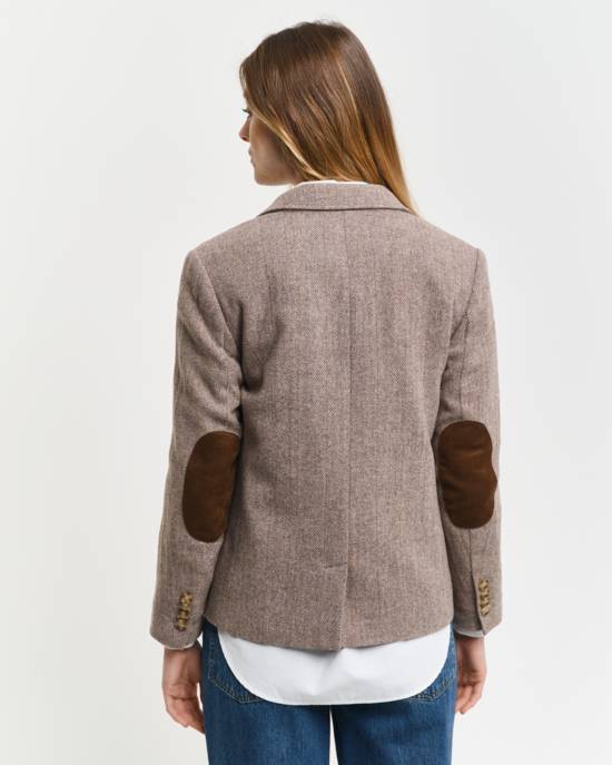 GANT REG HERRINGBONE SHORT BLAZER Räumungsverkauf
