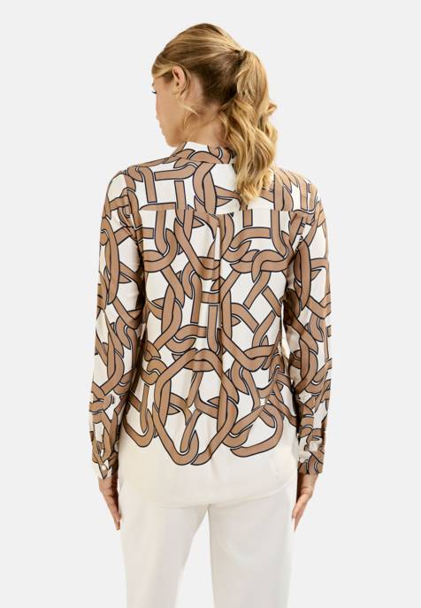 MILANO ITALY BLOUSE W COLLAR AND PLACKET AE 1/1 Sonderangebote