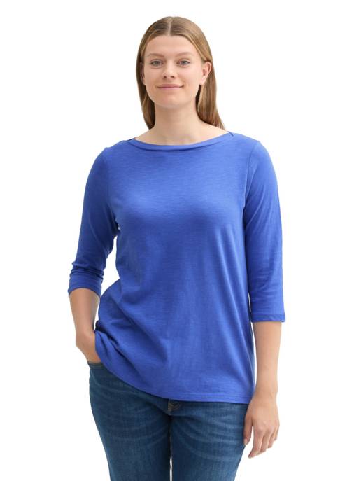 Tom Tailor PLUS Tshirt basic slub Bis zu 50% Rabatt